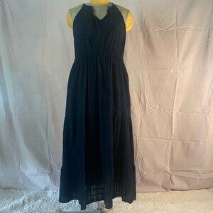 Self Contrast Midi Dress